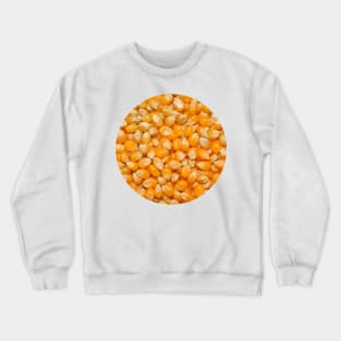 Popcorn Kernels Photograph Circle Design Crewneck Sweatshirt